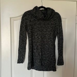 Merona grey cowl neck top
